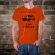 T-Shirt humoristique mode homme - Vintage VW Golf GTI MK1,  Safety Orange