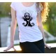 Women's fashion funny T-Shirt - Hug me - Grim Reaper