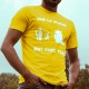 T-shirt coton mode homme - Que la Bleue soit avec Toi, 34-Tournesol