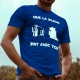 Herren Mode Baumwolle T-Shirt - Que la Bleue soit avec Toi, 51-Royal
