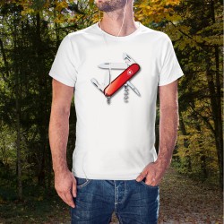 Uomo T-Shirt - coltellino svizzero