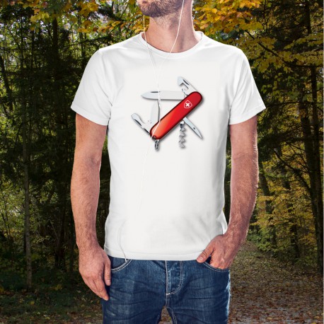 Schweizer Armee Sackmesser ✚ Herren T-Shirt