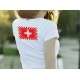 T-Shirt mode dame - Swiss Projection - drapeau Suisse