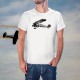 Fashion Men's Aircraft T-Shirt - Morane-Saulnier MS317", White