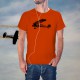 Uomo moda T-Shirt - Morane-Saulnier MS317", Safety Orange