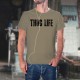 Men's Funny Fashion T-Shirt - THUG LIFE, Alpine Spruce