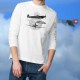 Men's Sweatshirt - Supermarine Spitfire MkXVI, Ash Heater