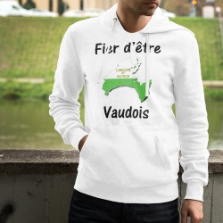 Man fashion Hoodie - Fier d'être Vaudois