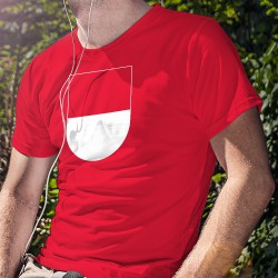 Herren Mode Baumwolle T-Shirt - Wappen Kanton Solothurn