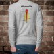 Herren Sweatshirt - Ethylomètre jurassien, Ash Heater