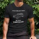 T-shirt coton mode homme - Vintage Deuche, 36-Noir