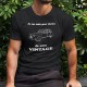 Uomo cotone T-Shirt - Vintage Deuche, 36-Nero