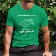 Uomo cotone T-Shirt - Vintage Deuche, 47-Verde Prato