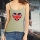 Women's style fashion Top - British Heart, Firefly Yellow