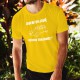 Men's Fashion cotton T-Shirt - Deuche un Jour, 34-Sunflower