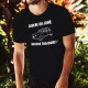 Men's Fashion cotton T-Shirt - Deuche un Jour, 36-Black