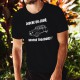 T-shirt coton mode homme - Deuche un Jour, 36-Noir