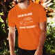 T-shirt coton mode homme - Deuche un Jour, 44-Orange