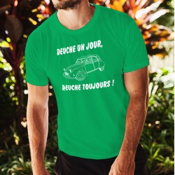 Baumwolle T-Shirt - Deuche un Jour, 47-Maigrün