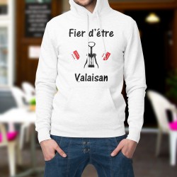 Mode Kapuzen-Sweatshirt - Fier d'être Valaisan