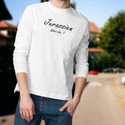 Men's fashion Sweatshirt - Jurassien, What else - White
