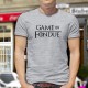 Men's Funny Fashion T-Shirt - Game of Fondue, Ash Heater