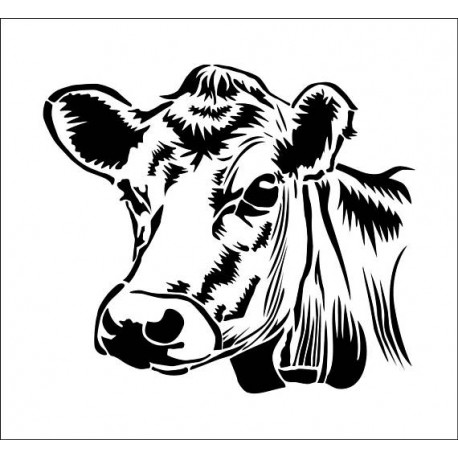 Car Sticker - Cow head
