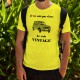 T-Shirt humoristique mode homme - Vintage Renault 4L, Safety Yellow