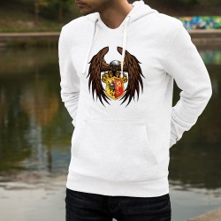 Kapuzen-Sweatshirt - Adler und Genfer Wappen