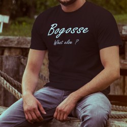 Herren Mode Baumwolle T-Shirt - Bogosse, What else, 34-Sonnenblumengelb