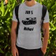 Men's Funny fashion T-Shirt - 100 % Méhari, Ash Heater
