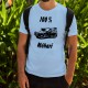 Herrenmode Humoristisch T-Shirt - 100 % Méhari, Blizzard Blue