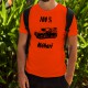 Herrenmode Humoristisch T-Shirt - 100 % Méhari, Safety Orange