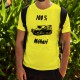 Men's Funny fashion T-Shirt - 100 % Méhari, Safety Yellow