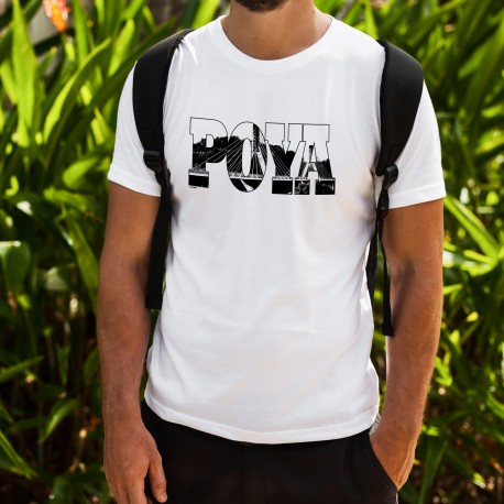 Herrenmode T-Shirt -Poya-Brücke, Überquerung der Sarine (Freiburg), die längste Schrägseilbrücke der Schweiz