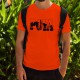 Men's fashion T-shirt - Poya Bridge, crossing of the Sarine in Fribourg, the longest cable-stayed bridge in Switzerland