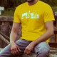 Herren Mode Baumwolle T-Shirt - Poya-Brücke, 34-Sonnenblumengelb