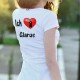 Donna moda T-shirt - Ich liebe Glarus