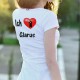 Donna moda T-shirt - Ich liebe Glarus