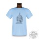 T-Shirt "Locomotive à vapeur", Blizzard Blue