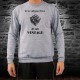 Uomo Funny Sweatshirt - Vintage Rubik's cube, Ash Heater
