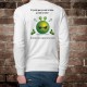 Men's Sweatshirt - Si je dis que je vais le faire, White