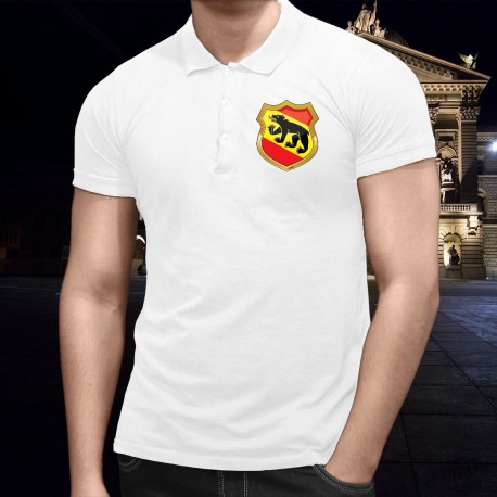 Men's Polo Shirt - Bern coat of arms