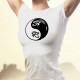 Frauenmode Tribal T-Shirt - Yin-Yang - Horus Auge oder das schützende Symbol des Auges Oudjat, das das Auge des Falkegottes Horu