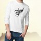 Sweat tribal homme - Dragon Universe, White