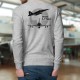 Men's Sweatshirt - Fighter Aircraft - Swiss F-5 Tiger, White