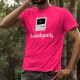 Men's Fashion cotton T-Shirt - Nostalgeek Macintosh, 57-Fuchsia