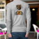 Herren Mode lustige Pullover - Berner Bär und Wappen, Ash Heater