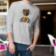 Men's funny fashion Sweatshirt - Bern Bear and coat of arms, Ash Heater