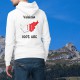 Sweat bianco a cappuccio - Valaisan AOC